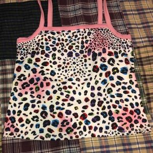 Colorful Leopard Tank Top